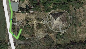 Waze 編集中に見つけた未確認建造物。歴史の闇に葬られた先史の遺物か？