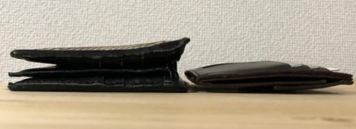 財布の厚さ比較